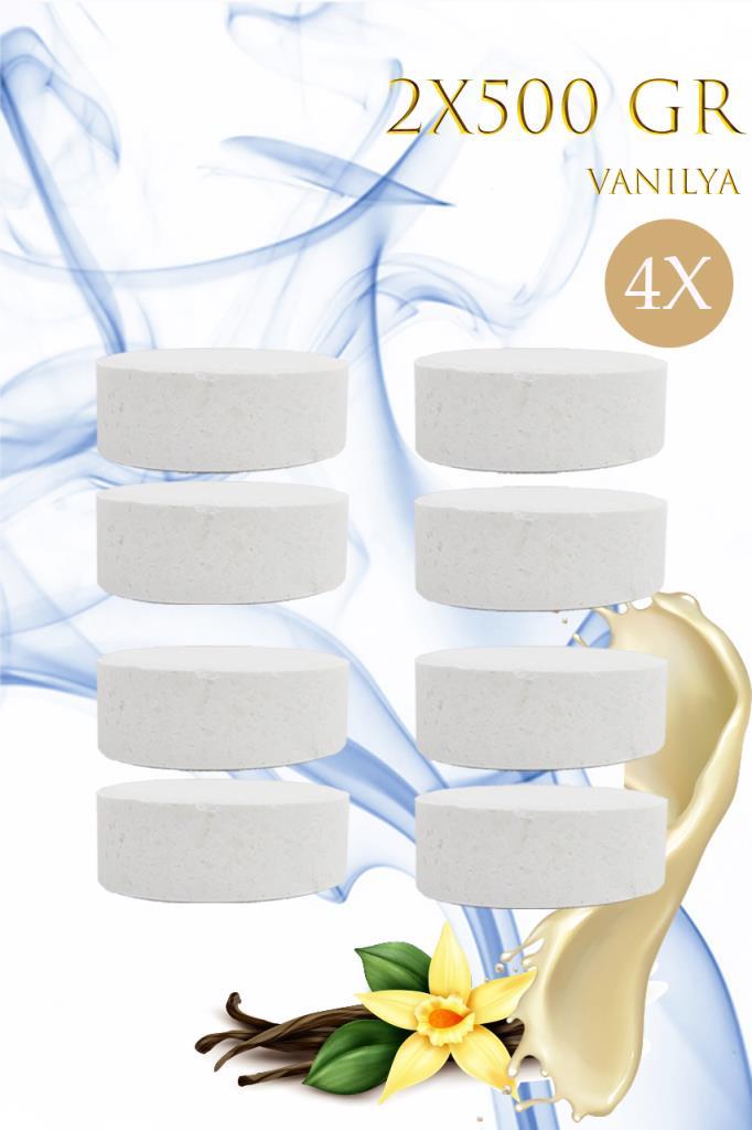 4 Adet 2x500Gr - VANİLYA - Nem Alıcı Rutubet Giderici Yedek Tablet - Resim 1