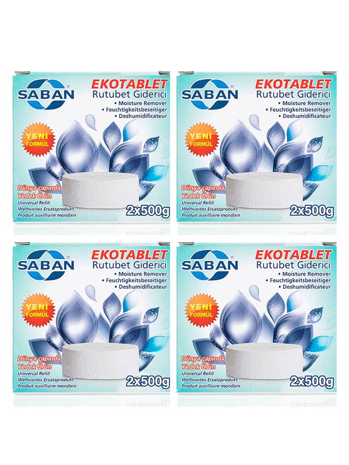 4 Adet 2x500Gr - VANİLYA - Nem Alıcı Rutubet Giderici Yedek Tablet - Resim 2