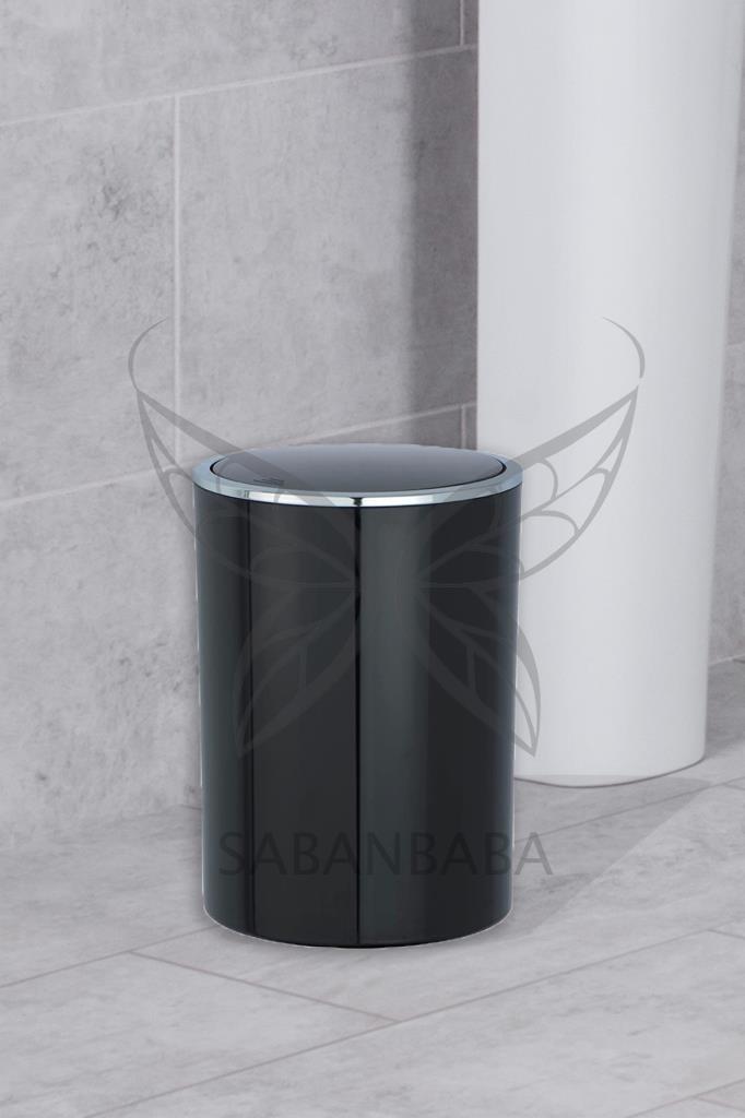 Siyah, Çöp Kovası 2 Litre - Brasil Model