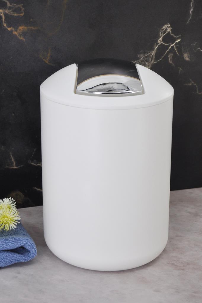Beyaz, Çöp Kovası 6,4 Litre - Brasil Model - Resim 2